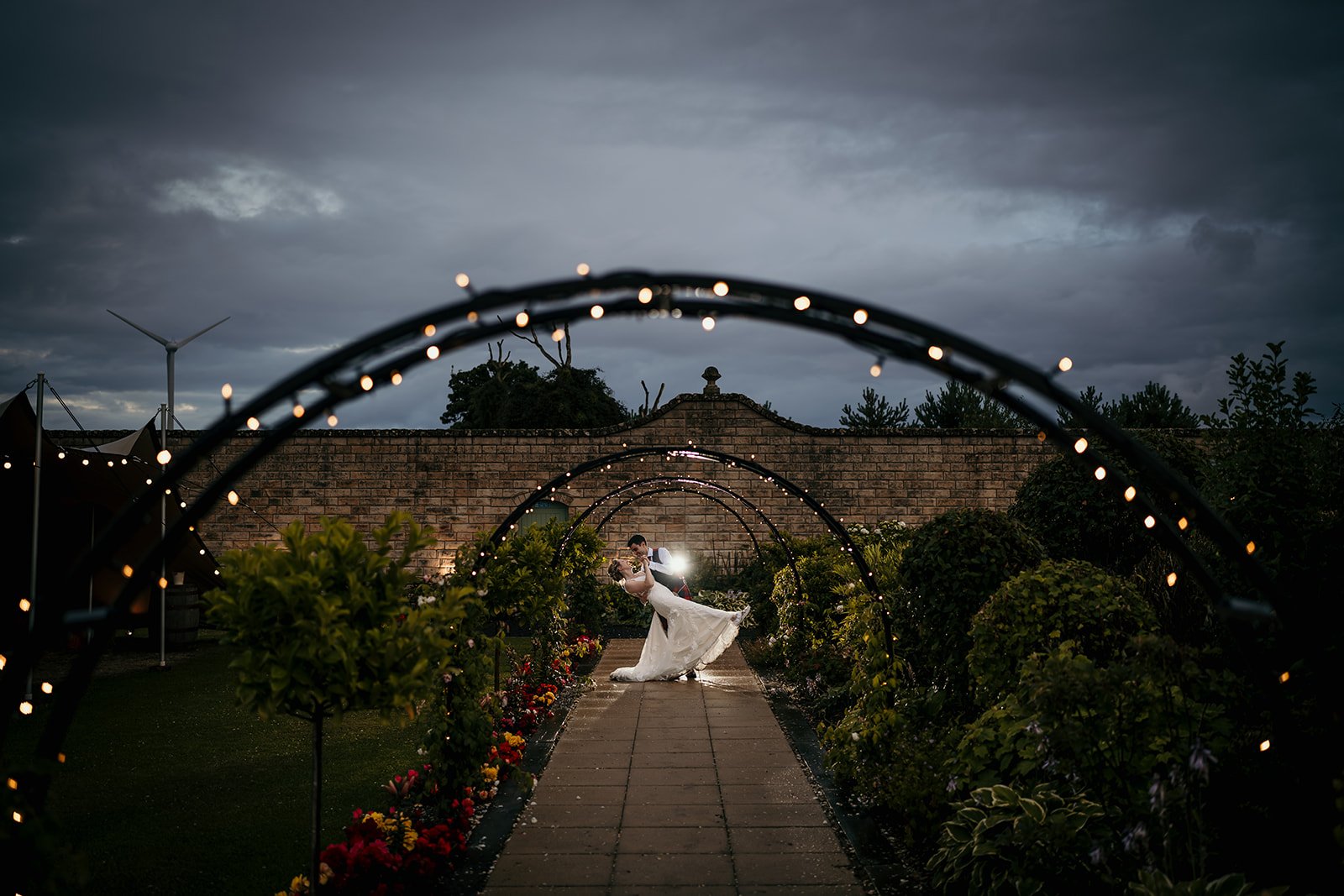 Natural wedding photography at the Walled Garden