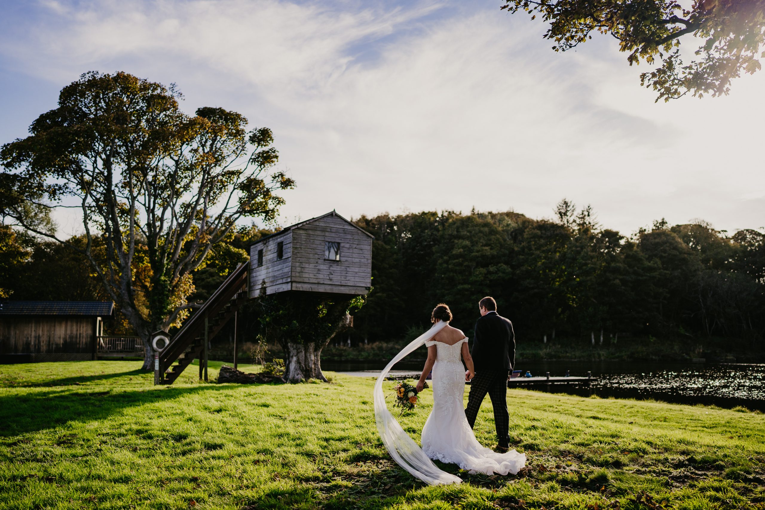 Kirsty & Stuart’s sunny Autumn wedding at Broxmouth Courtyard